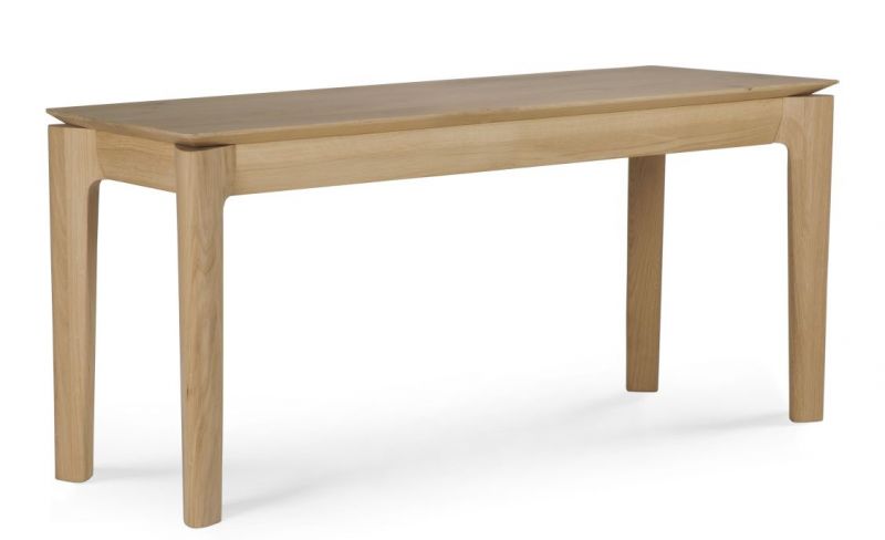 Ethnicraft Bok Bank aus Eiche: Moderne Holzbank mit schlichtem Design für Esszimmer und Flur.